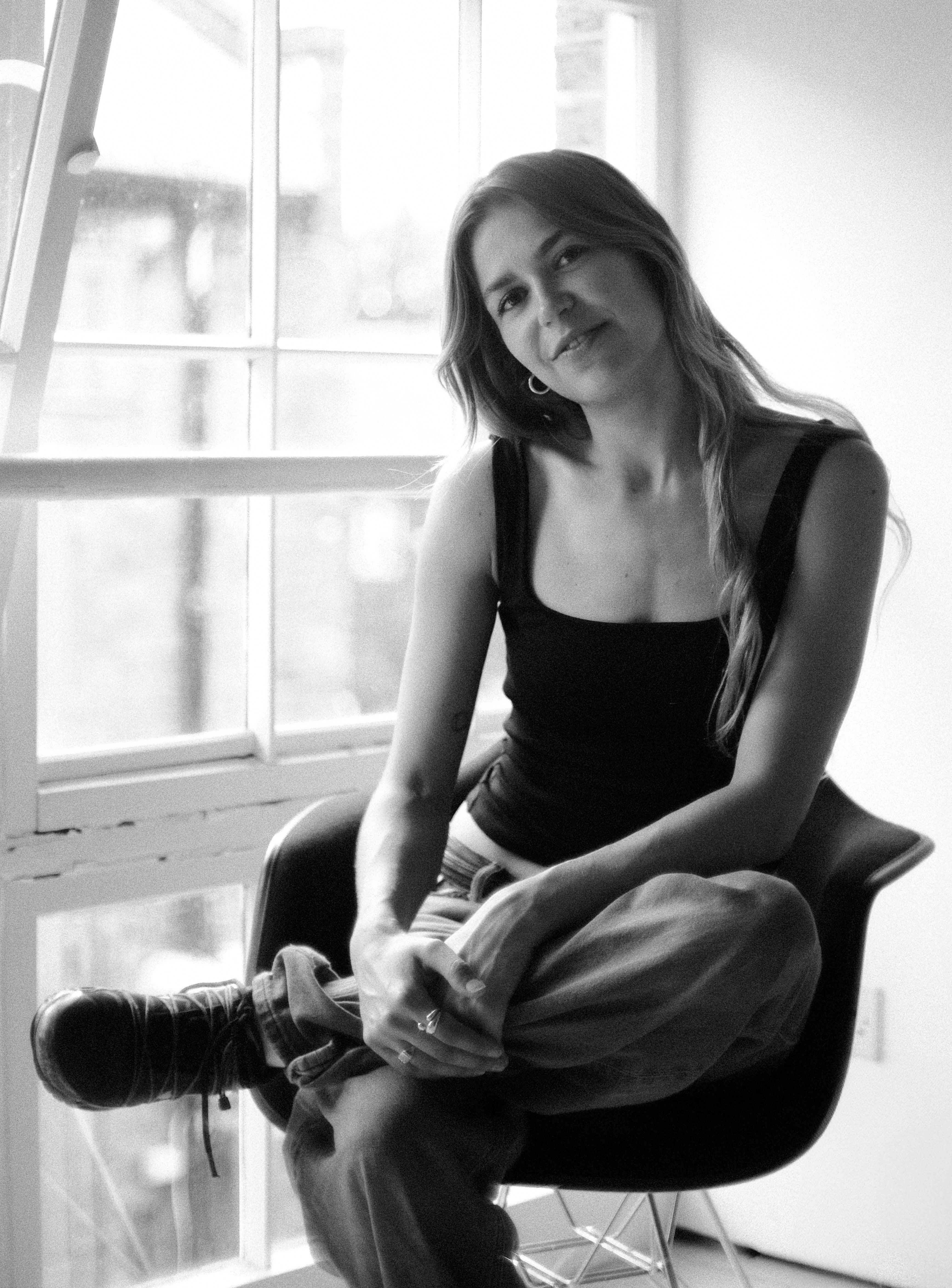 Portrait of Valentine del Giudice, founder, curator, neue store