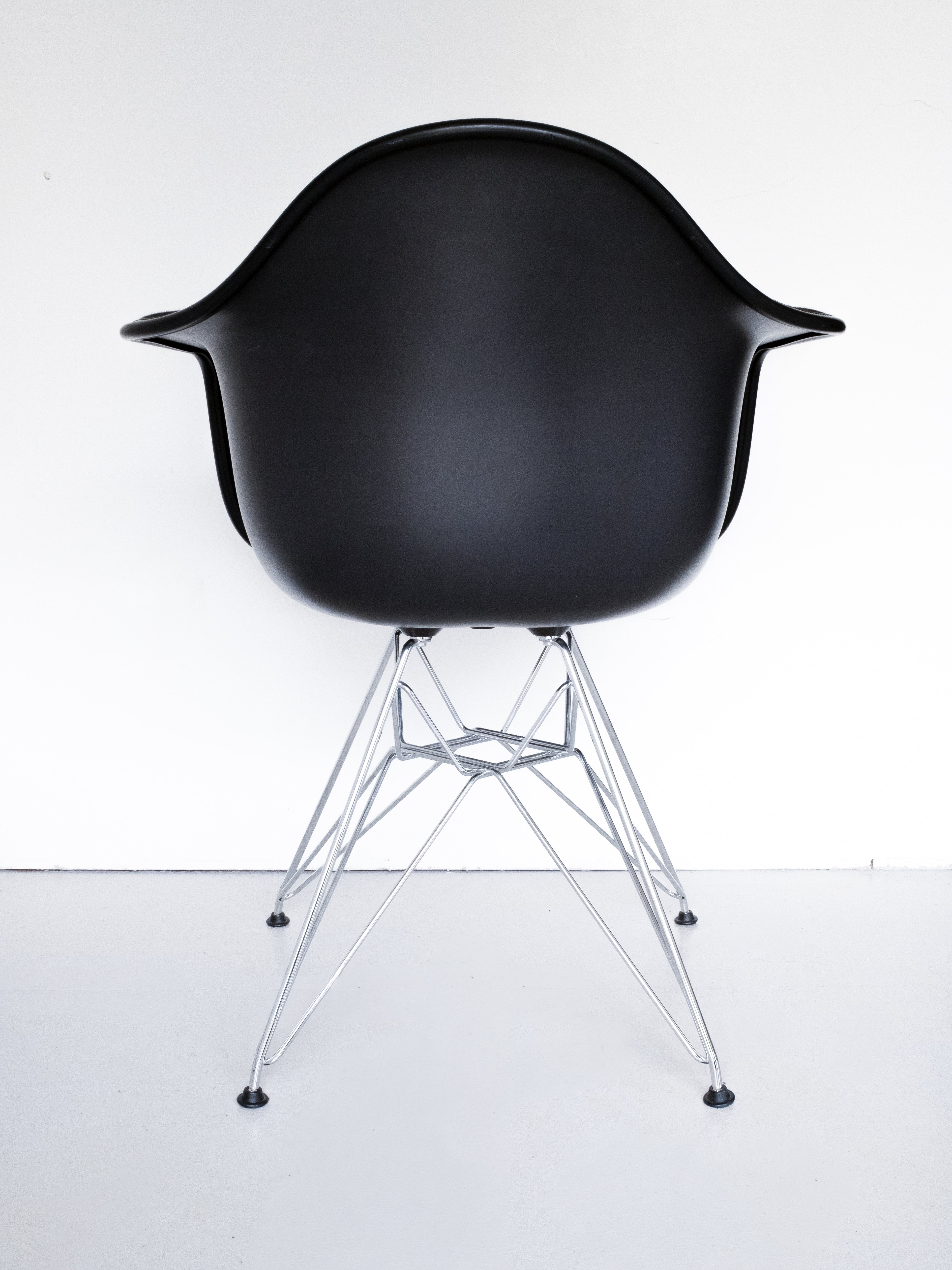 Eames DAR Armchair by Vitra, Eiffel rod base, back view